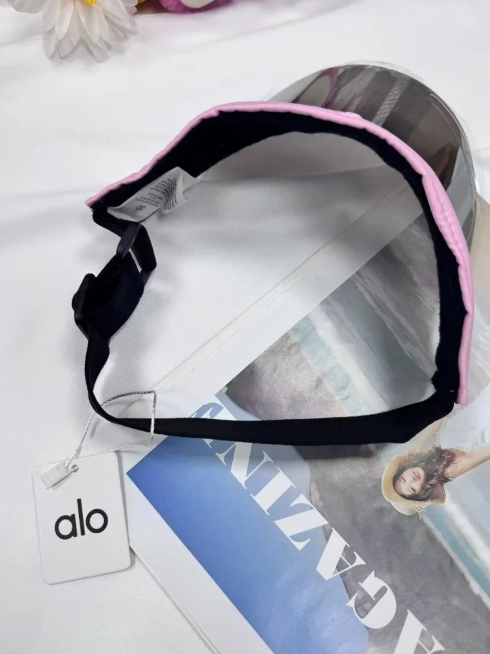 Alo Yoga Tenniscore Airlift Pink Solar Sun Hat|Sports Daily travel